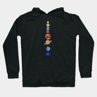 Cute Solar System - All Lined Up Hoodie